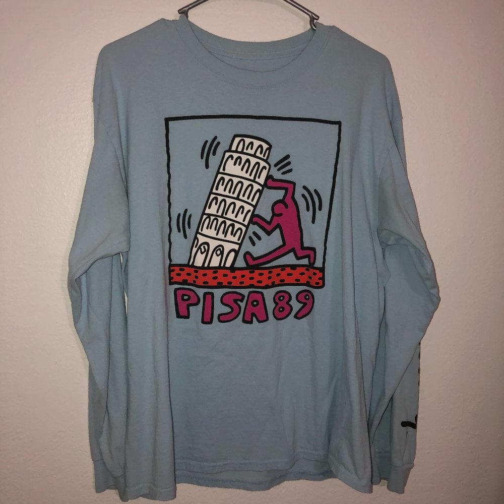 Keith Haring Pisa 89 Long Sleeve Tee Men Large